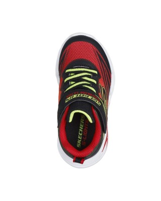 Skechers Lighted Gore & Strap Sneaker Βρεφικά Παπούτσια Με Φωτάκια