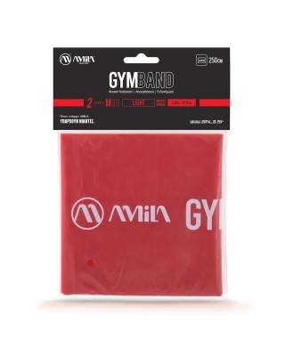 Amila Λάστιχο GymBand 2.5m Light Κόκκινο