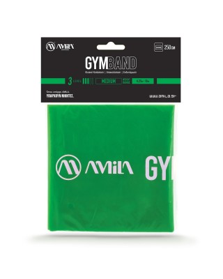 Amila Λάστιχο GymBand 2.5m Medium Πράσινο