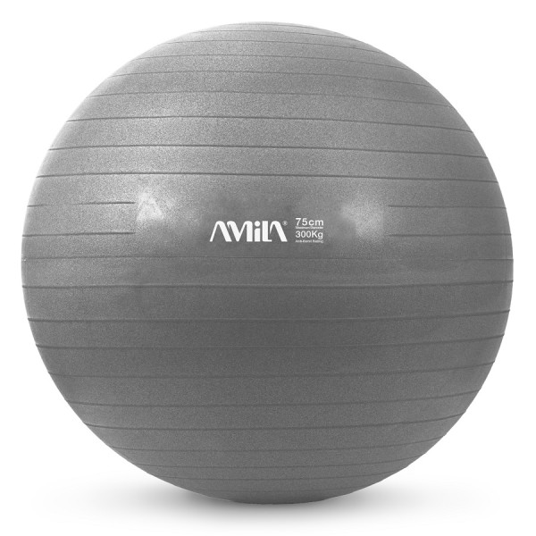 Amila Gymball 75cm Γκρι Bulk  Μπάλα Γυμναστικής