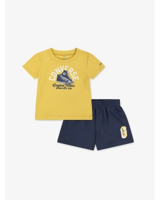 Converse Retro Remix Ft Short Set Βρεφικά Καλοκαιρινά Σετ Converse Retro Remix Ft Short Set Βρεφικά Καλοκαιρινά Σετ
