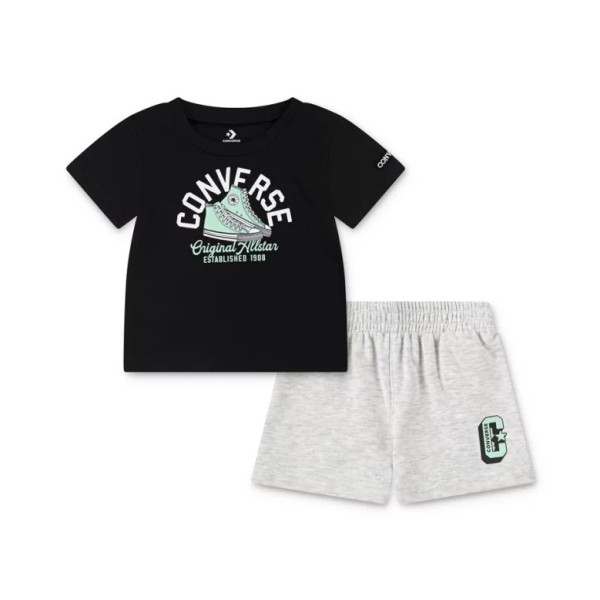 Converse Retro Remix Ft Short Set Βρεφικά Καλοκαιρινά Σετ