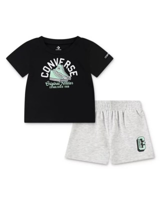 Converse Retro Remix Ft Short Set Βρεφικά Καλοκαιρινά Σετ