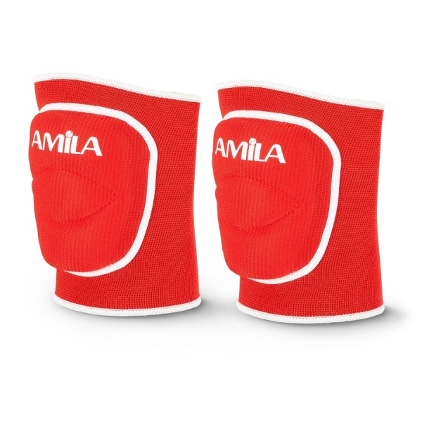 Amila Επιγονατίδες Volley με Foam Κόκκινη Medium