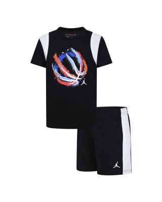 Jordan Jdb Bball Fire Ft Mixed Short Παιδικά Καλοκαιρινά Σετ