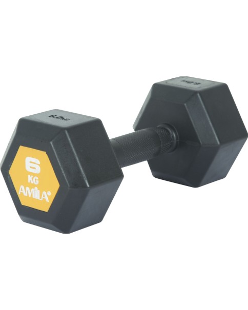 Amila Aλτήρας Εξάγωνος Original Rubber H - 6,0Kg
