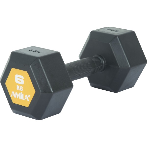 Amila Aλτήρας Εξάγωνος Original Rubber H - 6,0Kg