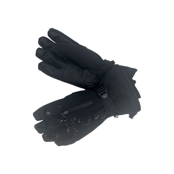 GTS Ski Gloves 3L Softshell Black Γάντια Ski