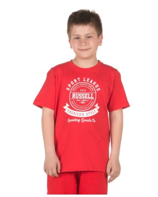 Russel K S/S Tee With American Style Print Ανδρικά T-Shirt