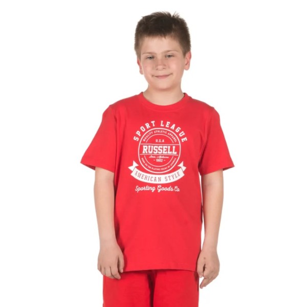 Russel K S/S Tee With American Style Print Ανδρικά T-Shirt