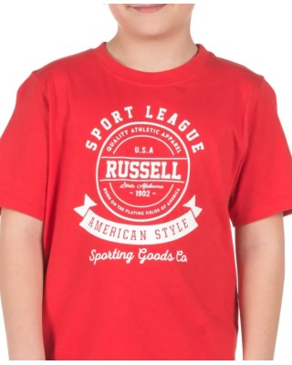Russel K S/S Tee With American Style Print Ανδρικά T-Shirt