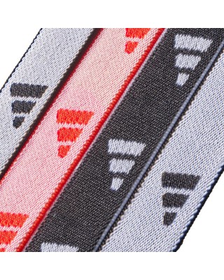 adidas Hair Ties Black White Solar Red Λαστιχάκια Μαλλιών