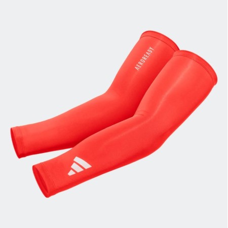 adidas Aeroready Compression Arm Sleeves Red S/M Μανίκια