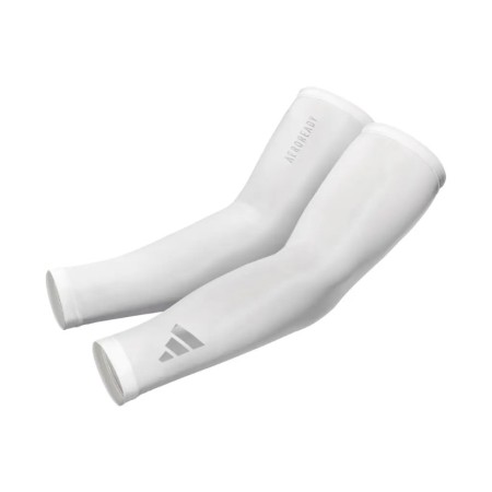 adidas Aeroready Compression Arm Sleeves White L-XL Μανίκια