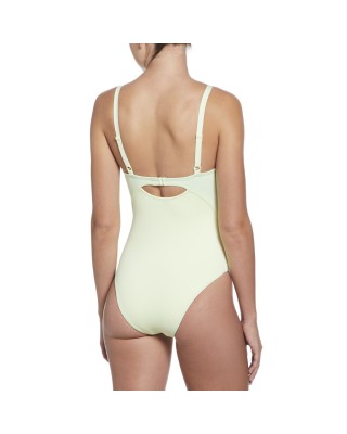 Nike V-Neck One Piece Barely Volt Γυναικεία Μαγιό