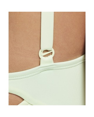 Nike V-Neck One Piece Barely Volt Γυναικεία Μαγιό