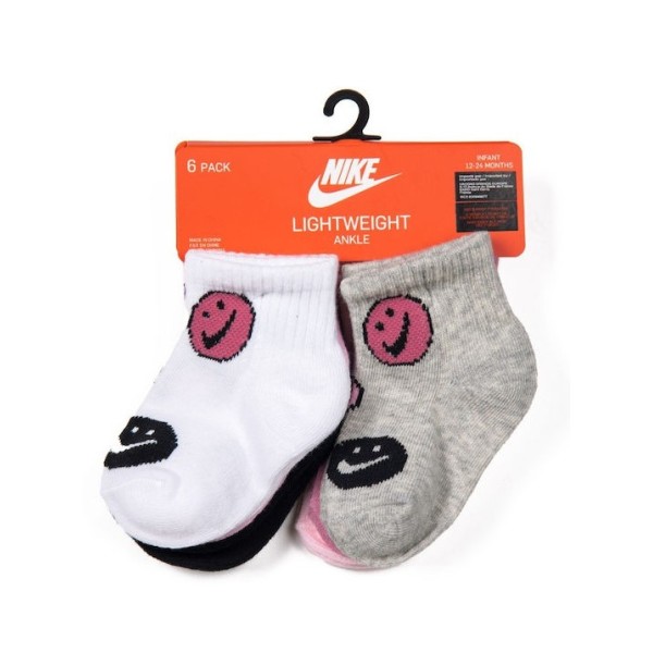 Nike Lightweight Ankle 6pack Socks Κάλτσες Nike Lightweight Ankle 6pack Socks Κάλτσες