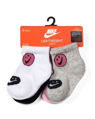 Nike Lightweight Ankle 6pack Socks Κάλτσες Nike Lightweight Ankle 6pack Socks Κάλτσες