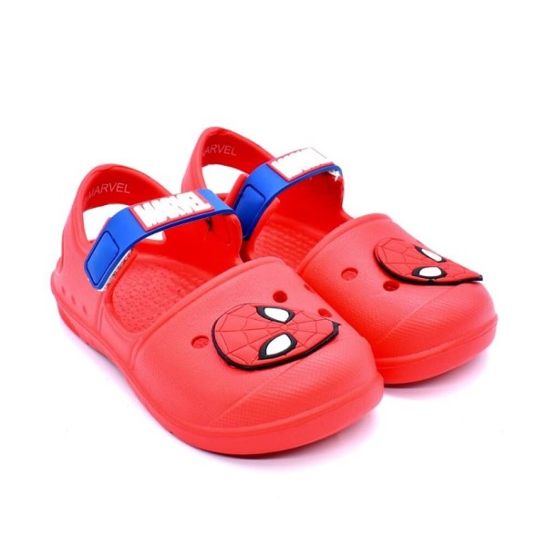 Disney Marvel DC Spiderman Clog with Velcro Παιδικά Πέδιλα