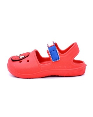 Disney Marvel DC Spiderman Clog with Velcro Παιδικά Πέδιλα
