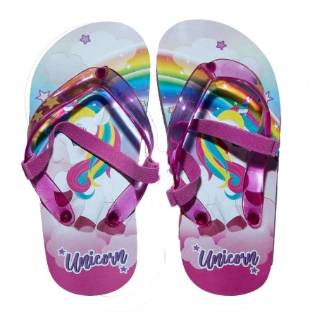 Disney Marvel DC Unicorn Flip Flop Παιδικές Παντόφλες