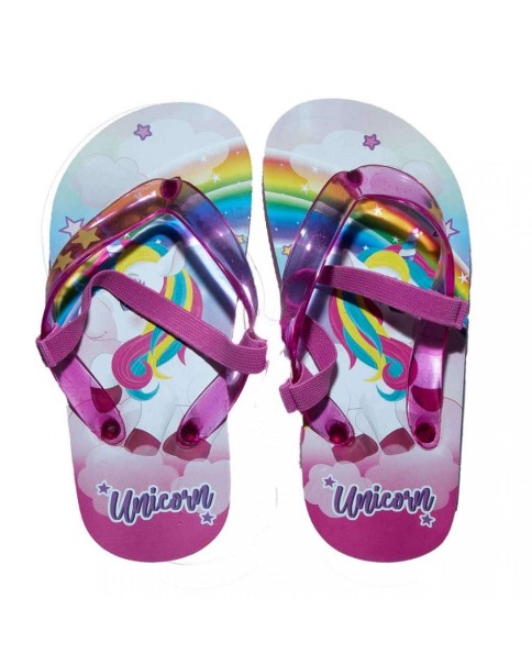 Disney Marvel DC Unicorn Flip Flop Παιδικές Παντόφλες