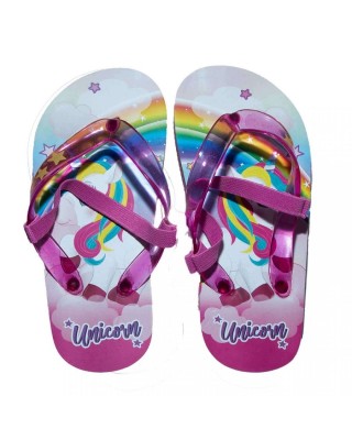 Disney Marvel DC Unicorn Flip Flop Παιδικές Παντόφλες