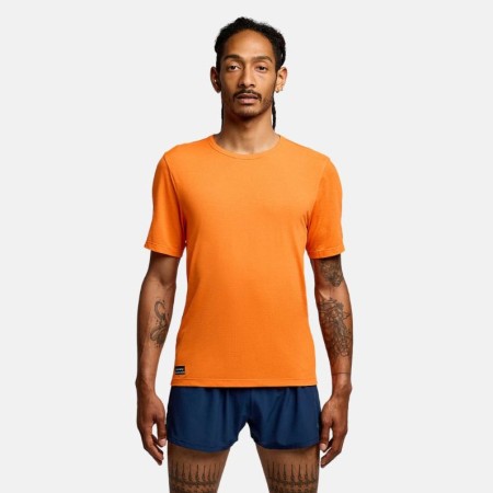 Saucony Stopwatch Short Sleeve Ανδρικά T-Shirt 