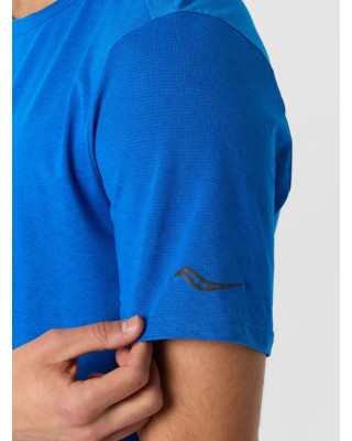 Saucony Stopwatch Short Sleeve Ανδρικά T-Shirt 