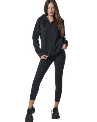 Body Action W 7/8 Length Tights Black Γυναικεία Κολάν