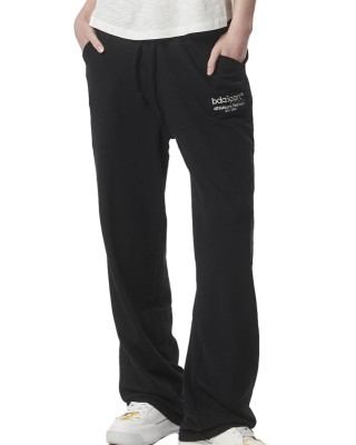 Body Action W Terry Wide-Leg Jazz Pants Black Γυναικεία Παντελόνια Body Action W Terry Wide-Leg Jazz Pants Black Γυναικεία Παντελόνια