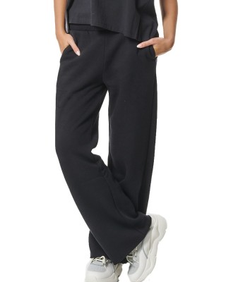 Body Action W Active High Waist Flare Fit Black Γυναικεία Παντελόνια