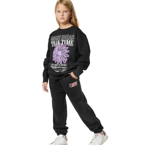 Body Action G Jogging Pants Black Παιδικά Παντελόνια