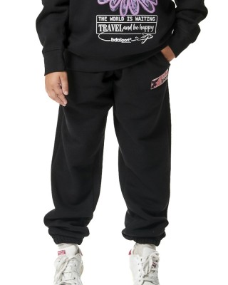Body Action G Jogging Pants Black Παιδικά Παντελόνια