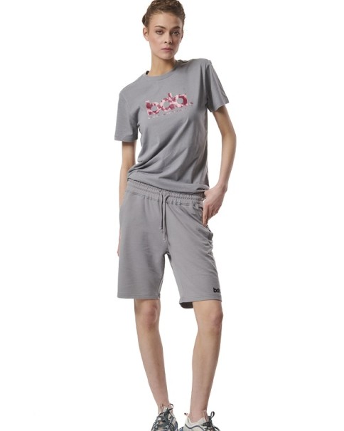 Body Action W Ess Shorts Silver Grey Γυναικείες Βερμούδες Body Action W Ess Shorts Silver Grey Γυναικείες Βερμούδες