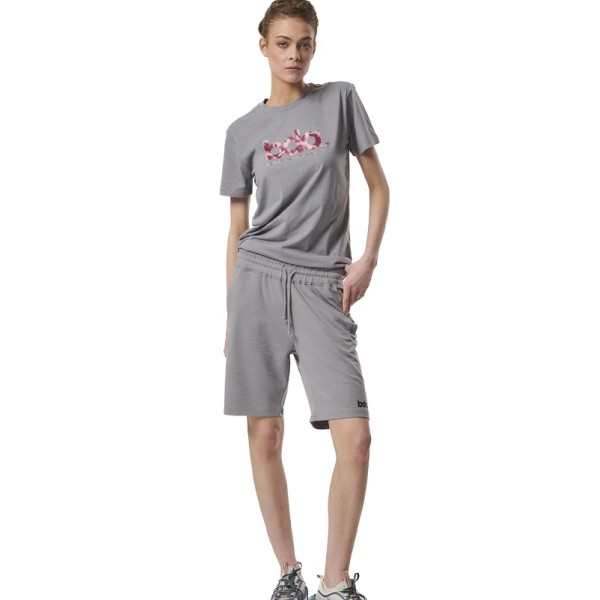 Body Action W Ess Shorts Silver Grey Γυναικείες Βερμούδες Body Action W Ess Shorts Silver Grey Γυναικείες Βερμούδες