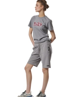Body Action W Ess Shorts Silver Grey Γυναικείες Βερμούδες Body Action W Ess Shorts Silver Grey Γυναικείες Βερμούδες