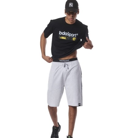 Body Action M Ess Fit Glacier Grey Marl Ανδρικές Βερμούδες