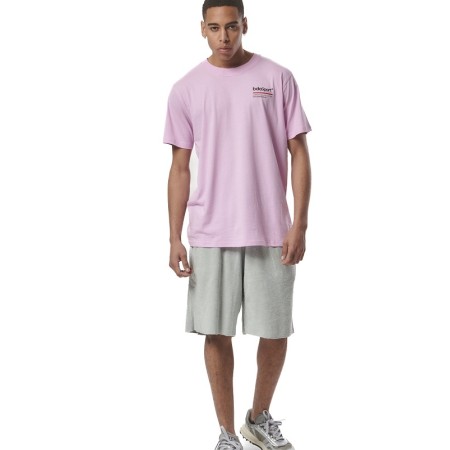 Body Action M Natural Dye Terry Quiet Grey Ανδρικές Βερμούδες