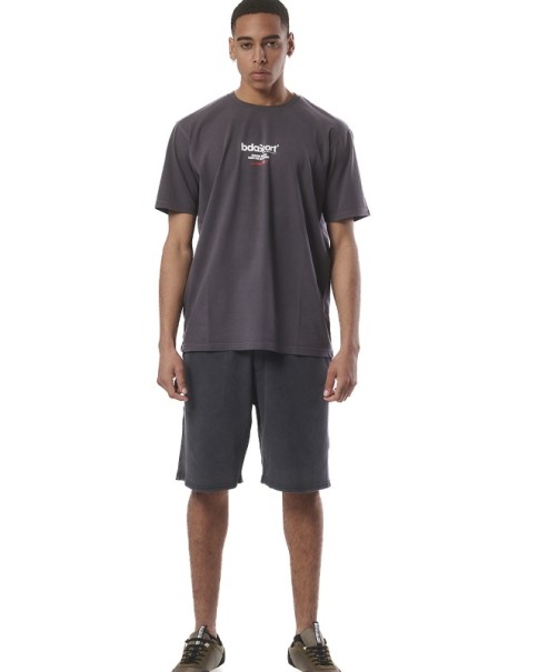 Body Action M Natural Dye Terry Pearl Grey Ανδρικές Βερμούδες Body Action M Natural Dye Terry Pearl Grey Ανδρικές Βερμούδες