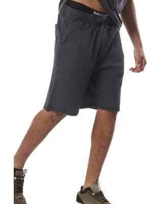 Body Action M Natural Dye Terry Pearl Grey Ανδρικές Βερμούδες