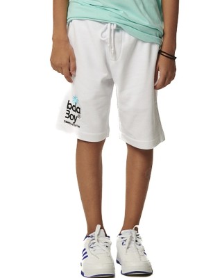 Body Action B French Terry White Shorts Παιδικές Βερμούδες