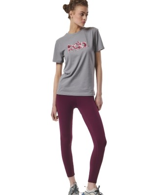 Body Action W Essential Branded Tee Silver Grey Γυναικεία T-Shirt