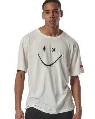 Body Action M Relaxed Fit Athleisure White Ανδρικά T-Shirt