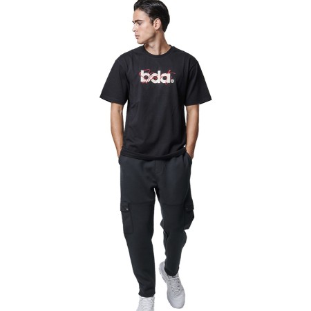 Body Action M Cotton-Jersey Black Ανδρικά T-Shirt