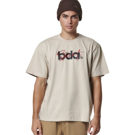 Body Action M Cotton-Jersey Sand Grey Ανδρικά T-Shirt