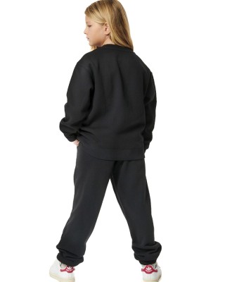 Body Action G Round Neck Sweatshirt Black Παιδικές Μπλούζες Body Action G Round Neck Sweatshirt Black Παιδικές Μπλούζες