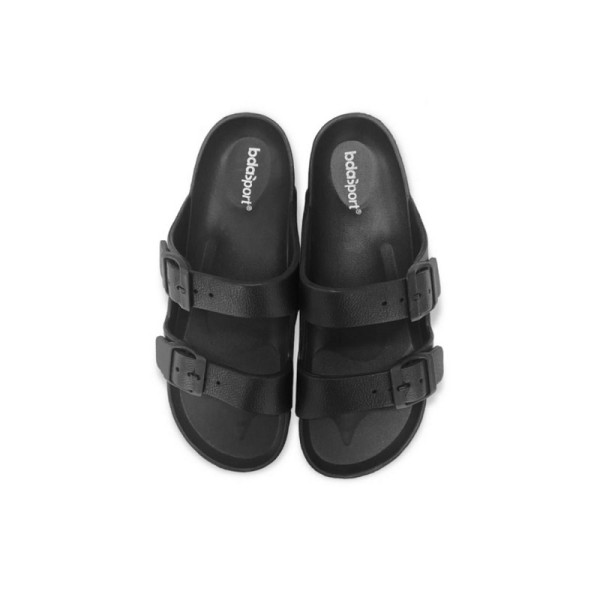 Body Action Two Strap Women Slides Black Γυναικείες Παντόφλες