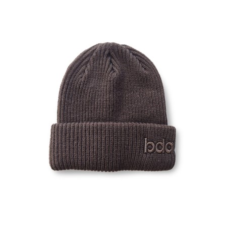 Body Action Ribbed Knit Beanie Hat Coffee Brown Σκουφιά