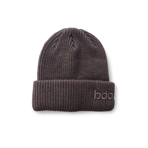 Body Action Ribbed Knit Beanie Hat Coffee Brown Σκουφιά